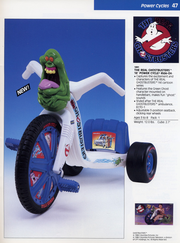 ghostbusters power cycle coleco